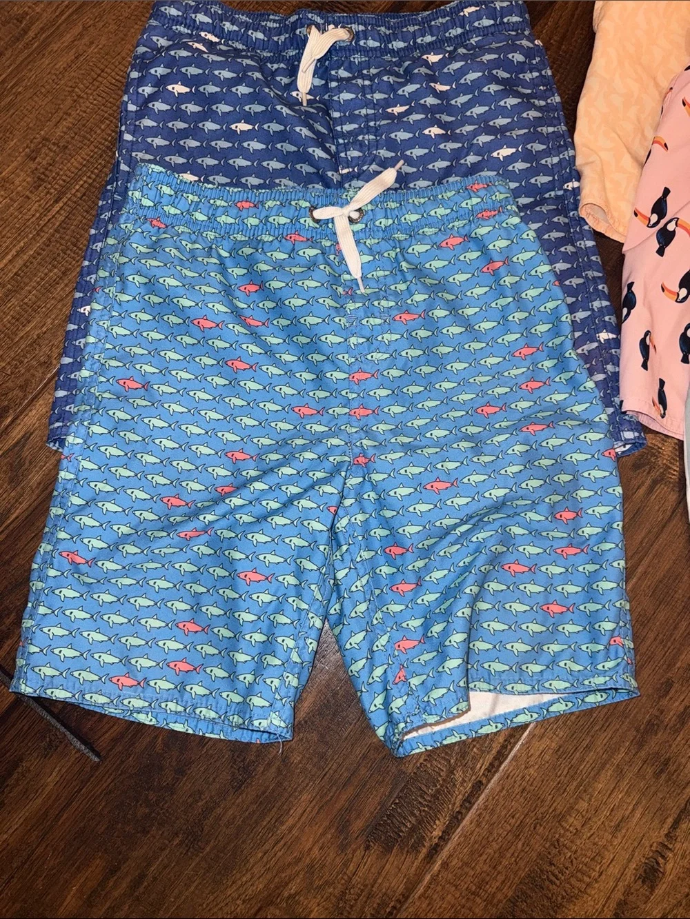 Class Club 5-Pack Boys' Swim Trunks. Size 6/7.